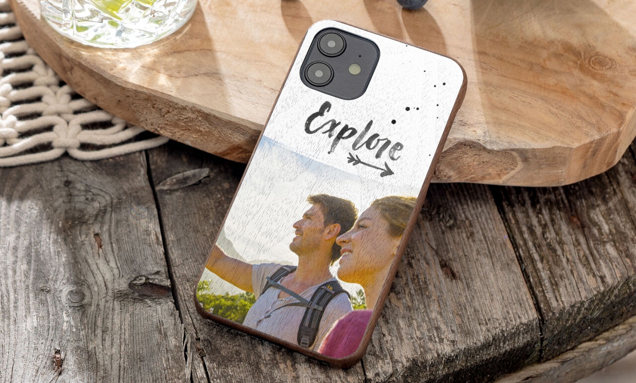 Etui drewniane