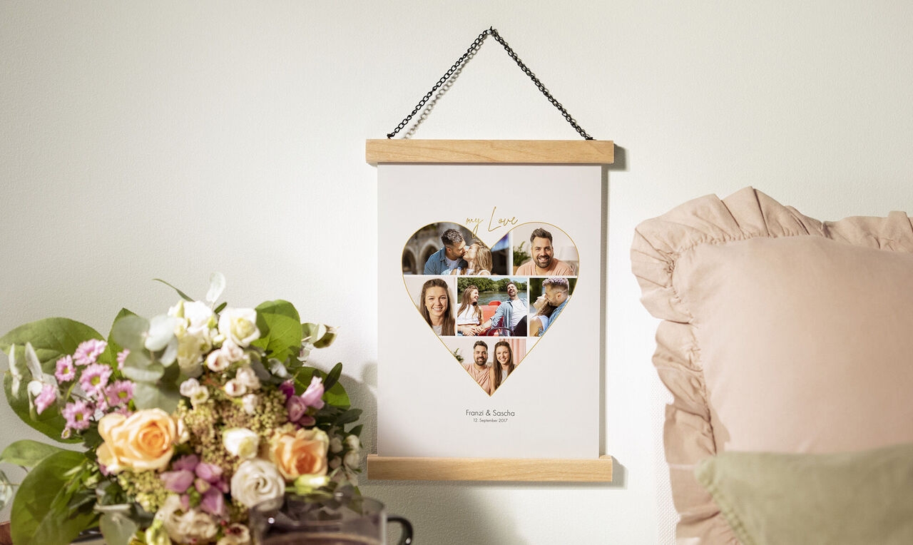Fotoplakat z listwą