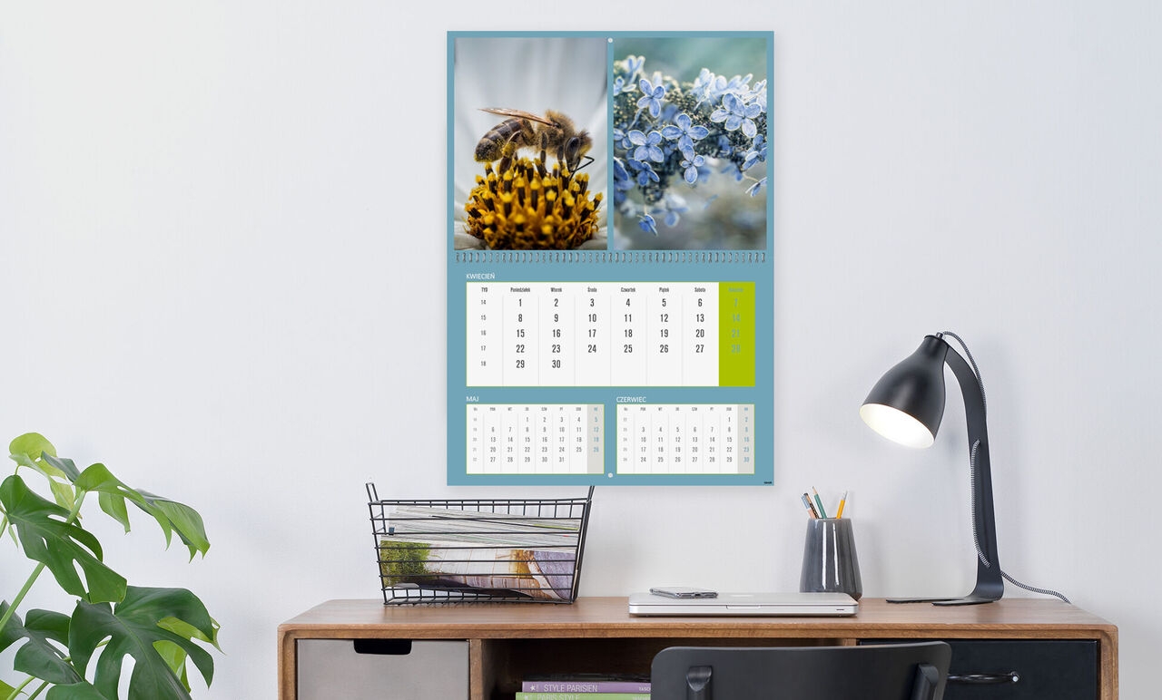 Kalendarz 3-miesięczny