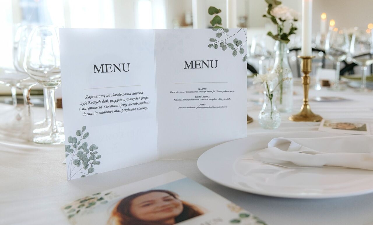 Winietki i karty menu