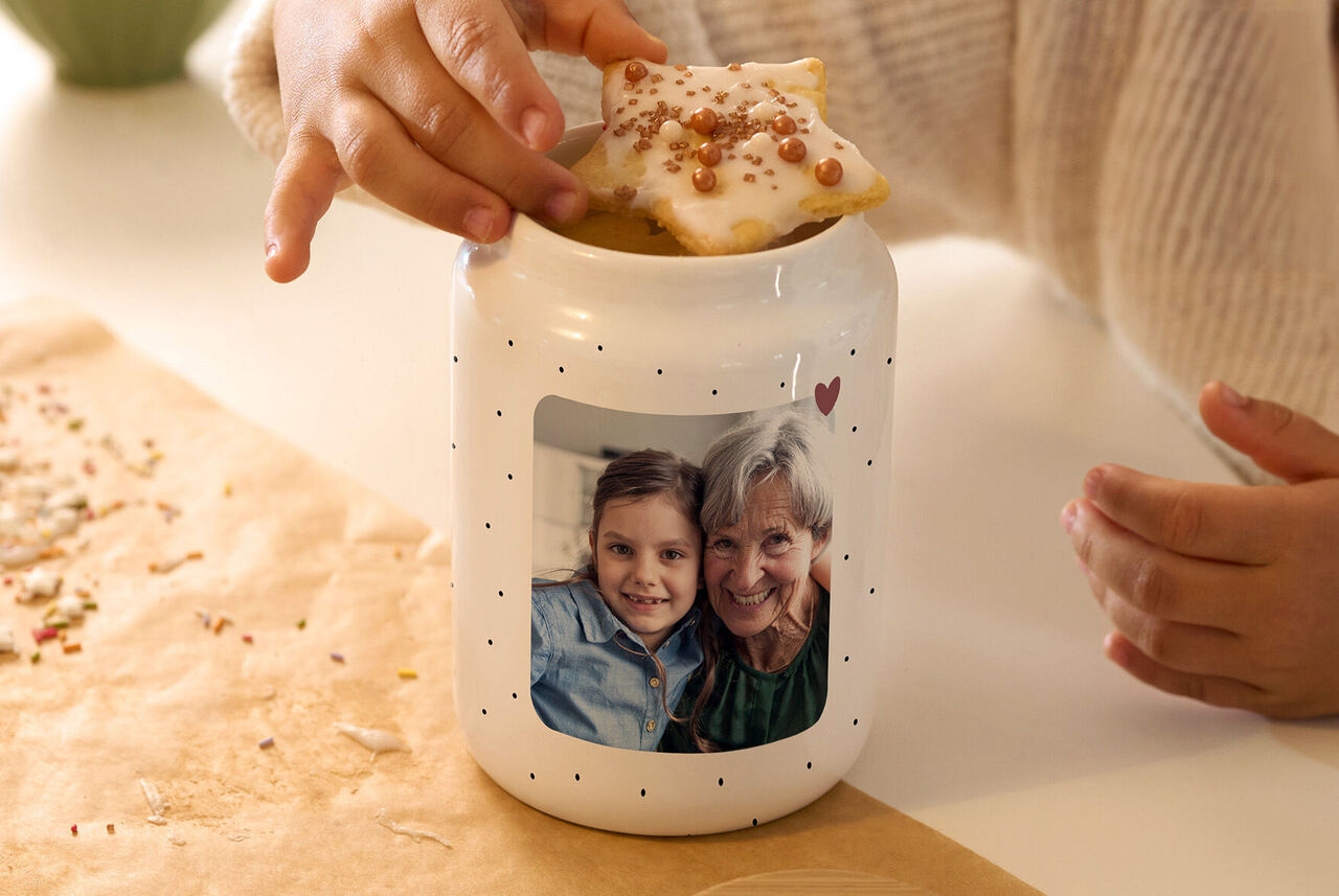 Pojemnik na smakołyki ze zdjęciem