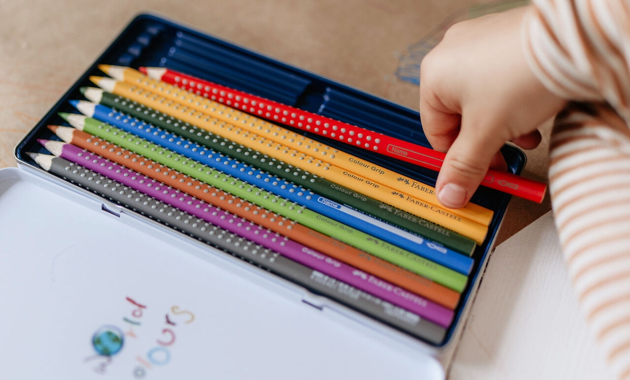 Kredki Faber-Castell Colour Grip ze zdjęciem