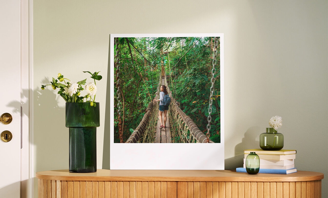 Fotoobraz na piance ze zdjęciem retro XXL