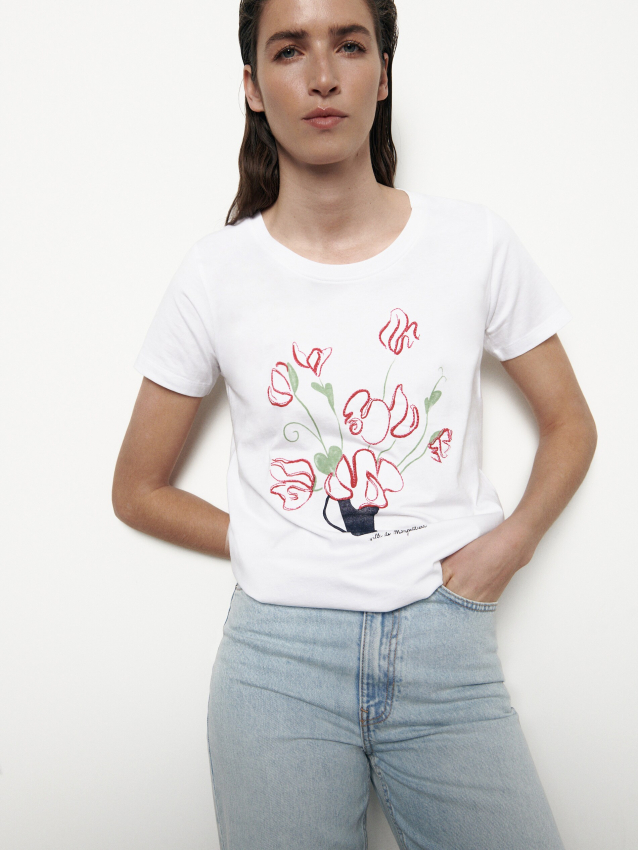DAMEN Hemden & T-Shirts Stickerei Rabatt 63 % Beige S NoName Bluse 