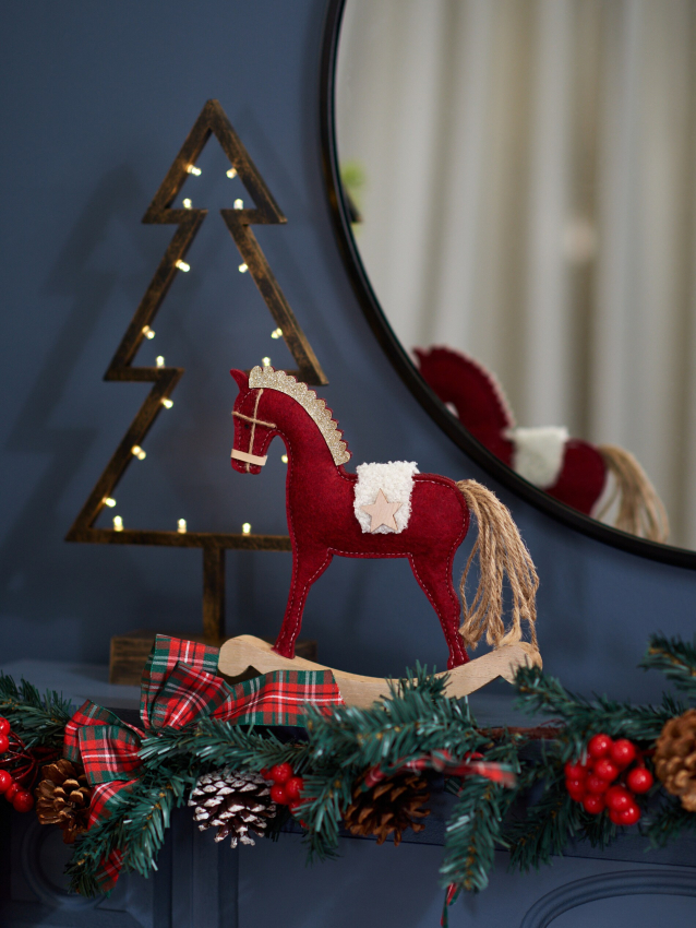 Cymax 2020 Natale per famiglia Decorazione natalizia unica per albero di Natale famiglia di 3 Natale Natale 