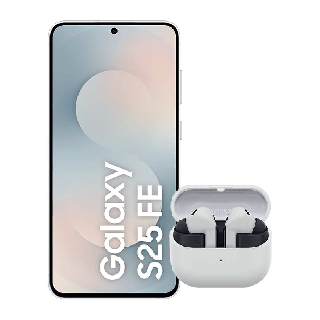 Samsung Galaxy S25 FE 5G + Galaxy Buds3 FE 128 GB (z abonamentem w ofercie ratalnej na 24 miesiące)