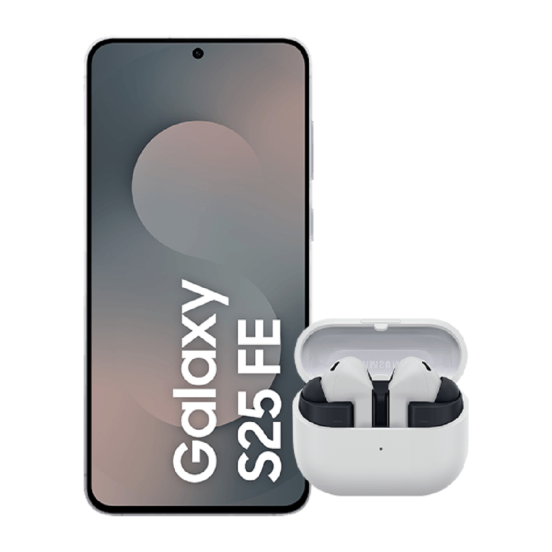 Samsung Galaxy S25 FE 5G + Galaxy Buds3 FE 128 GB (z abonamentem w ofercie ratalnej na 24 miesiące)