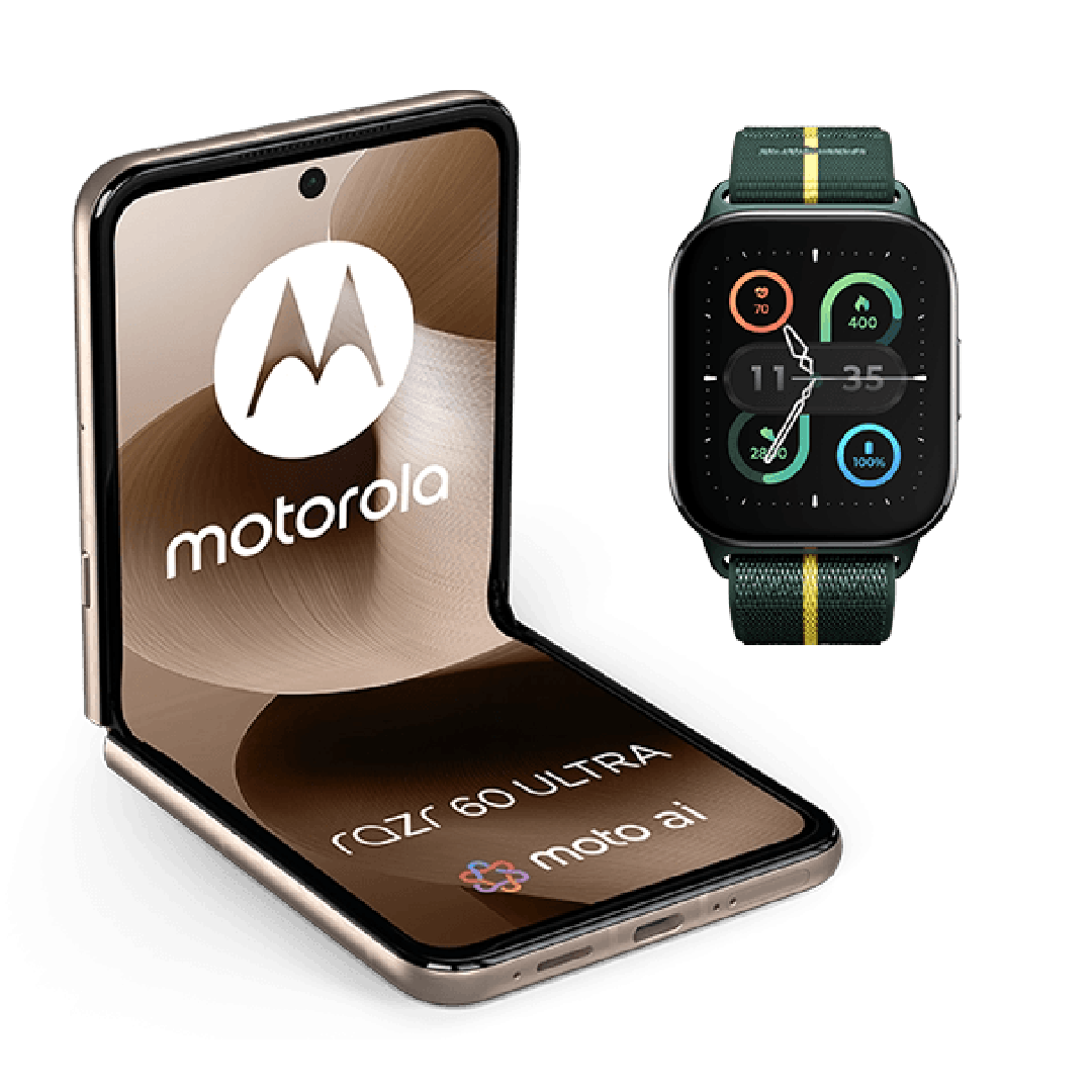 Motorola RAZR 60 Ultra 5G + Moto Watch Fit 512 GB (z abonamentem w ofercie ratalnej na 24 miesiące)
