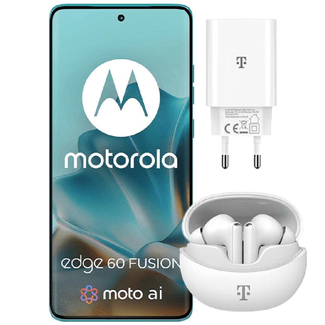 Motorola Edge 60 Fusion 5G + T-słuchawki i T-ładowarka 256 GB (z abonamentem w ofercie ratalnej na 24 miesiące)