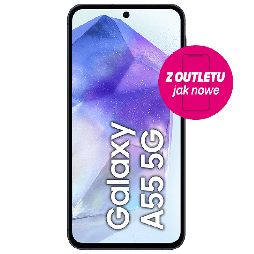 Samsung Galaxy A55 5G Outlet 128 GB (z abonamentem w ofercie ratalnej na 24 miesiące)