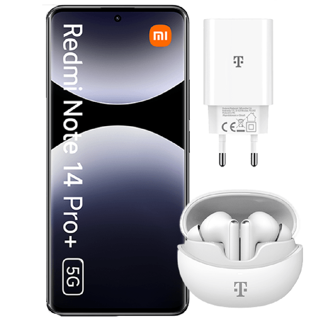 Xiaomi Redmi Note 14 Pro+ 5G + T-słuchawki i T-ładowarka 512 GB (z abonamentem w ofercie ratalnej na 24 miesiące)