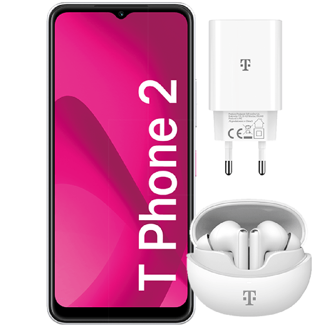 T Phone 2 5G + zestaw akcesoriów 128 GB (z abonamentem w ofercie ratalnej na 24 miesiące)