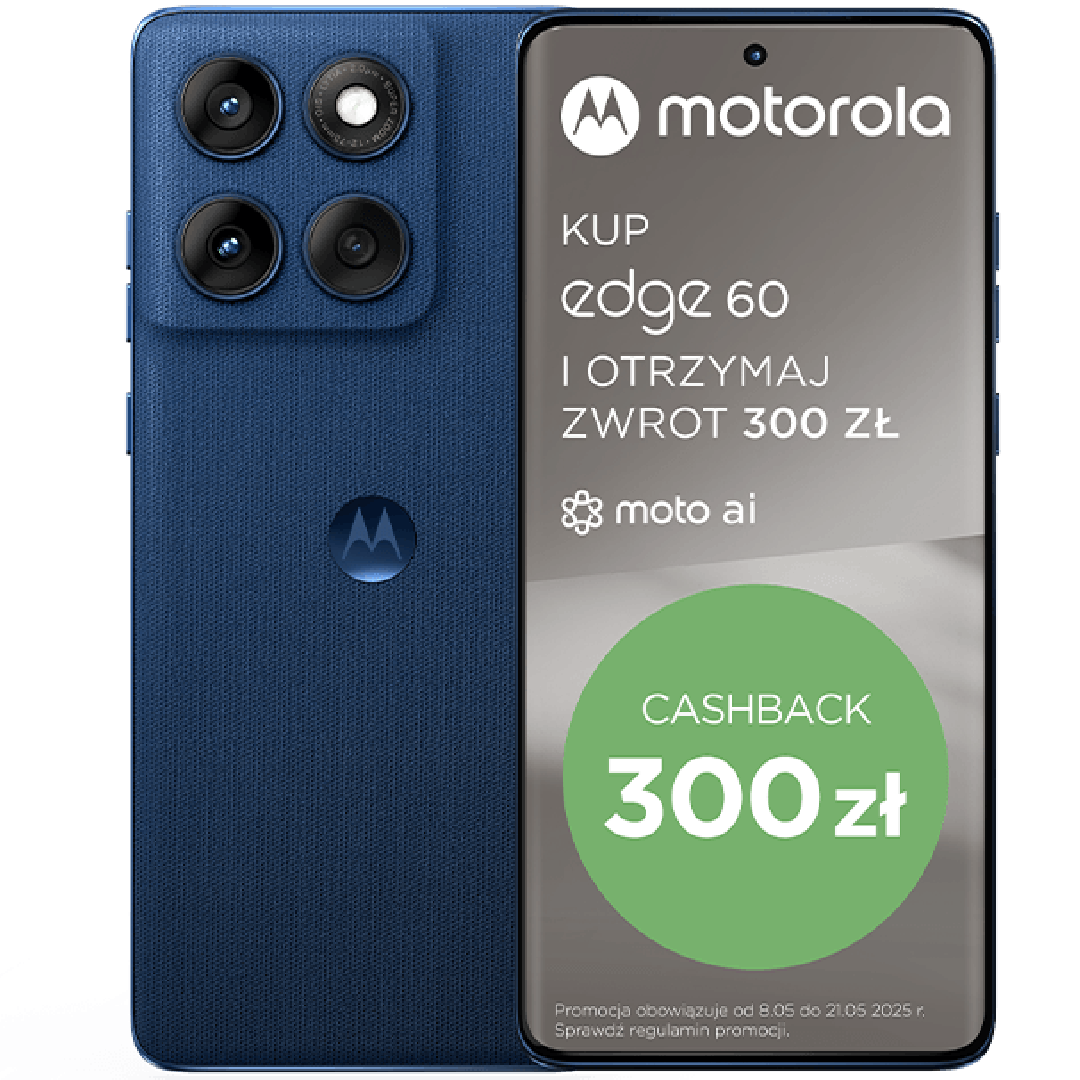 Motorola Edge 60 5G 256 GB (z abonamentem w ofercie ratalnej na 24 miesiące)