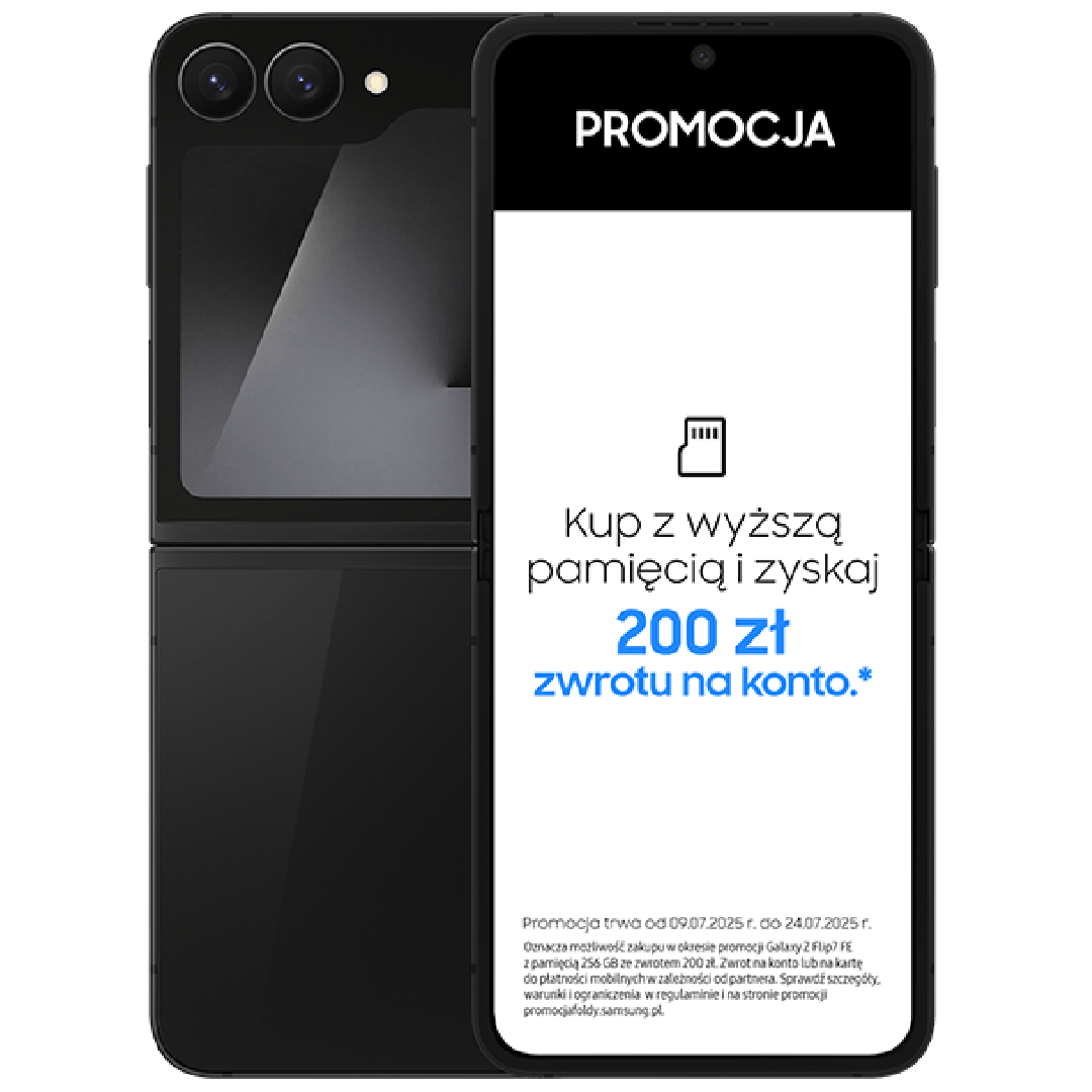 Samsung Galaxy Z Flip7 FE 5G 128 GB (z abonamentem w ofercie ratalnej na 24 miesiące)