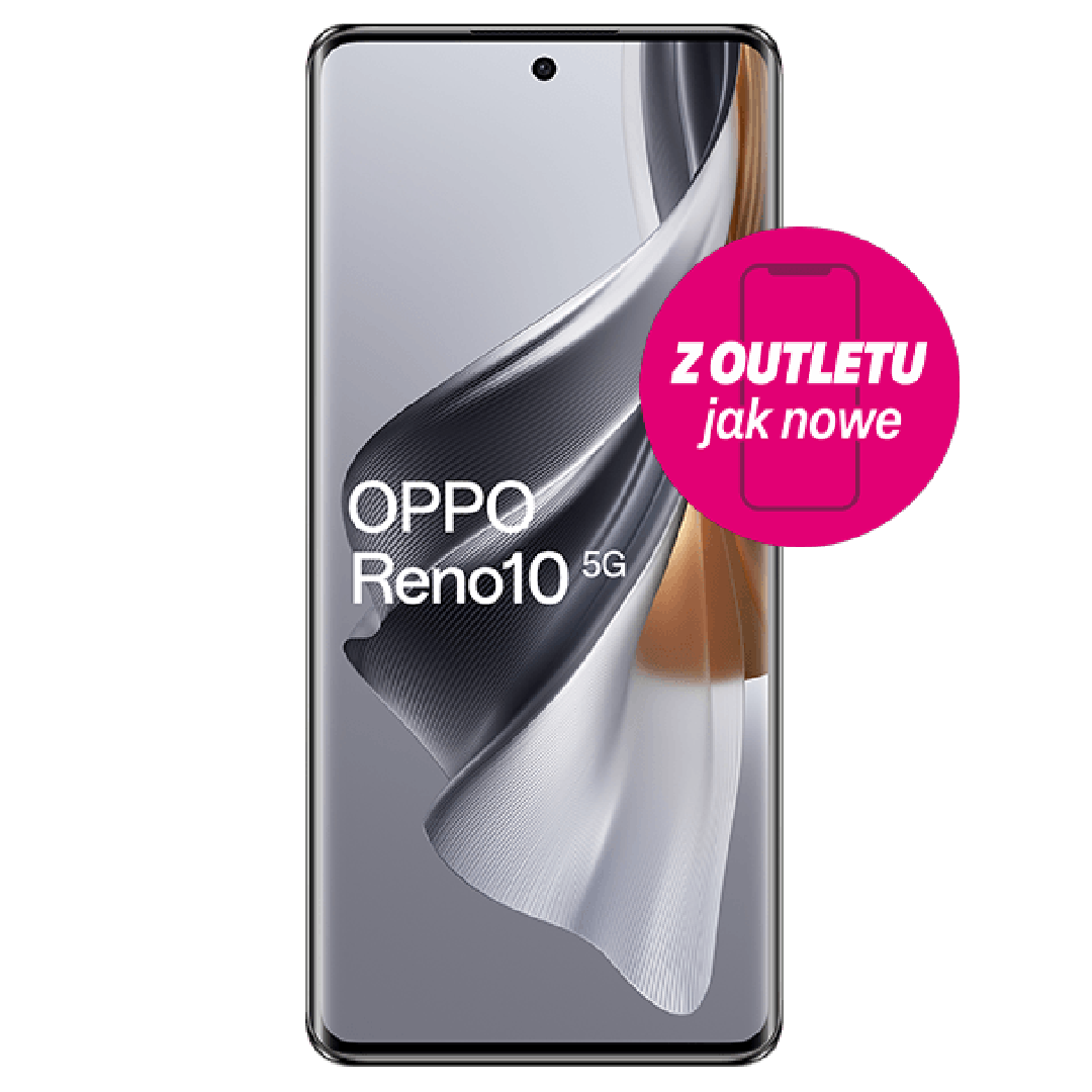Oppo Reno10 5G Outlet 256 GB (z abonamentem w ofercie ratalnej na 24 miesiące)