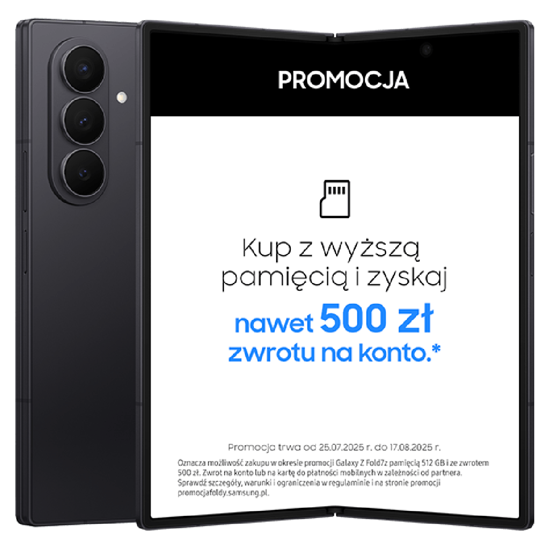Samsung Galaxy Z Fold7 5G 256 GB (z abonamentem w ofercie ratalnej na 24 miesiące)