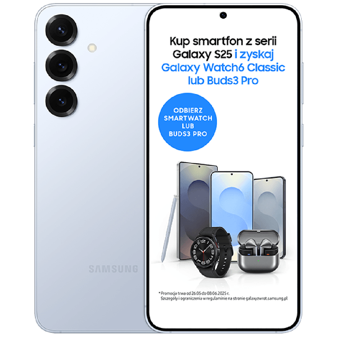 Samsung Galaxy S25 5G 128 GB (z abonamentem w ofercie ratalnej na 24 miesiące)