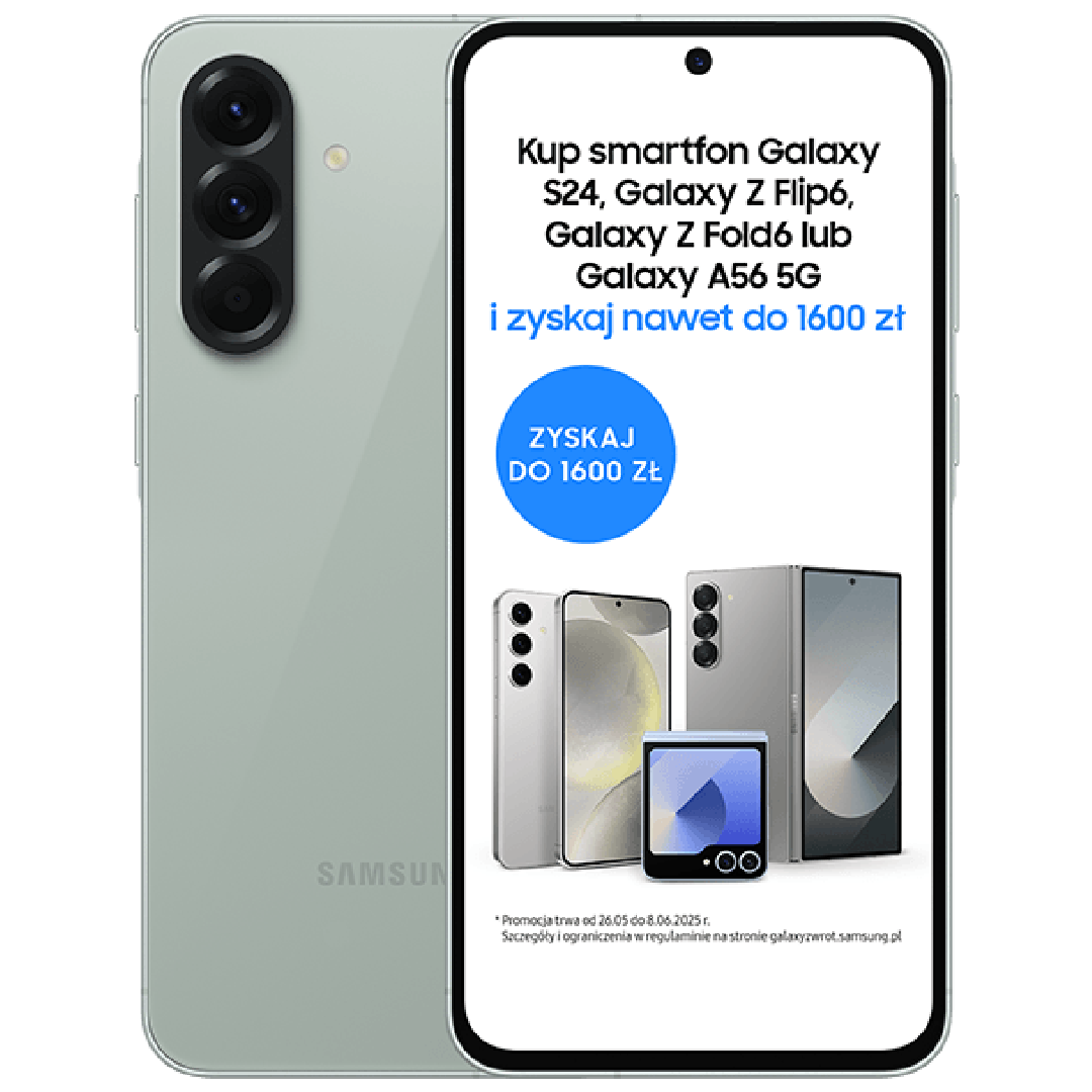 Samsung Galaxy A56 5G 128 GB (z abonamentem w ofercie ratalnej na 24 miesiące)