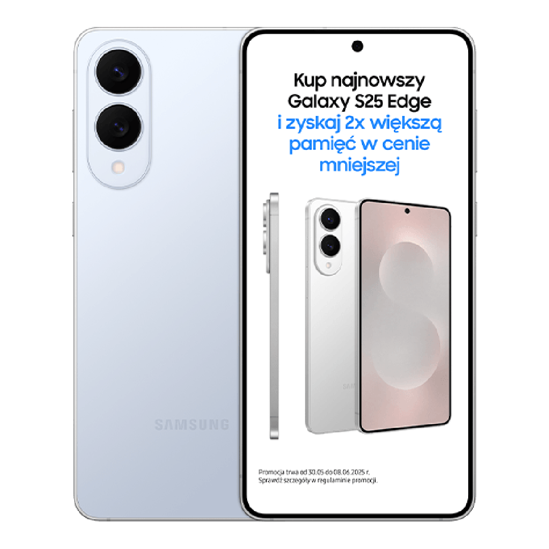 Samsung Galaxy S25 Edge 5G 256 GB (z abonamentem w ofercie ratalnej na 24 miesiące)