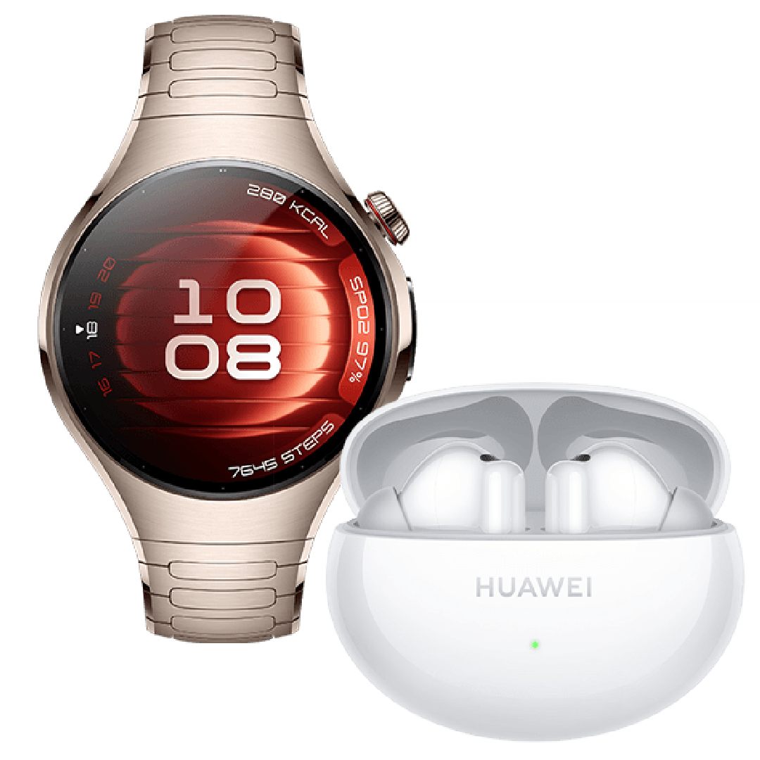 Huawei Watch 5 42mm Elite LTE + FreeBuds 6i (z abonamentem w ofercie ratalnej na 24 miesiące)