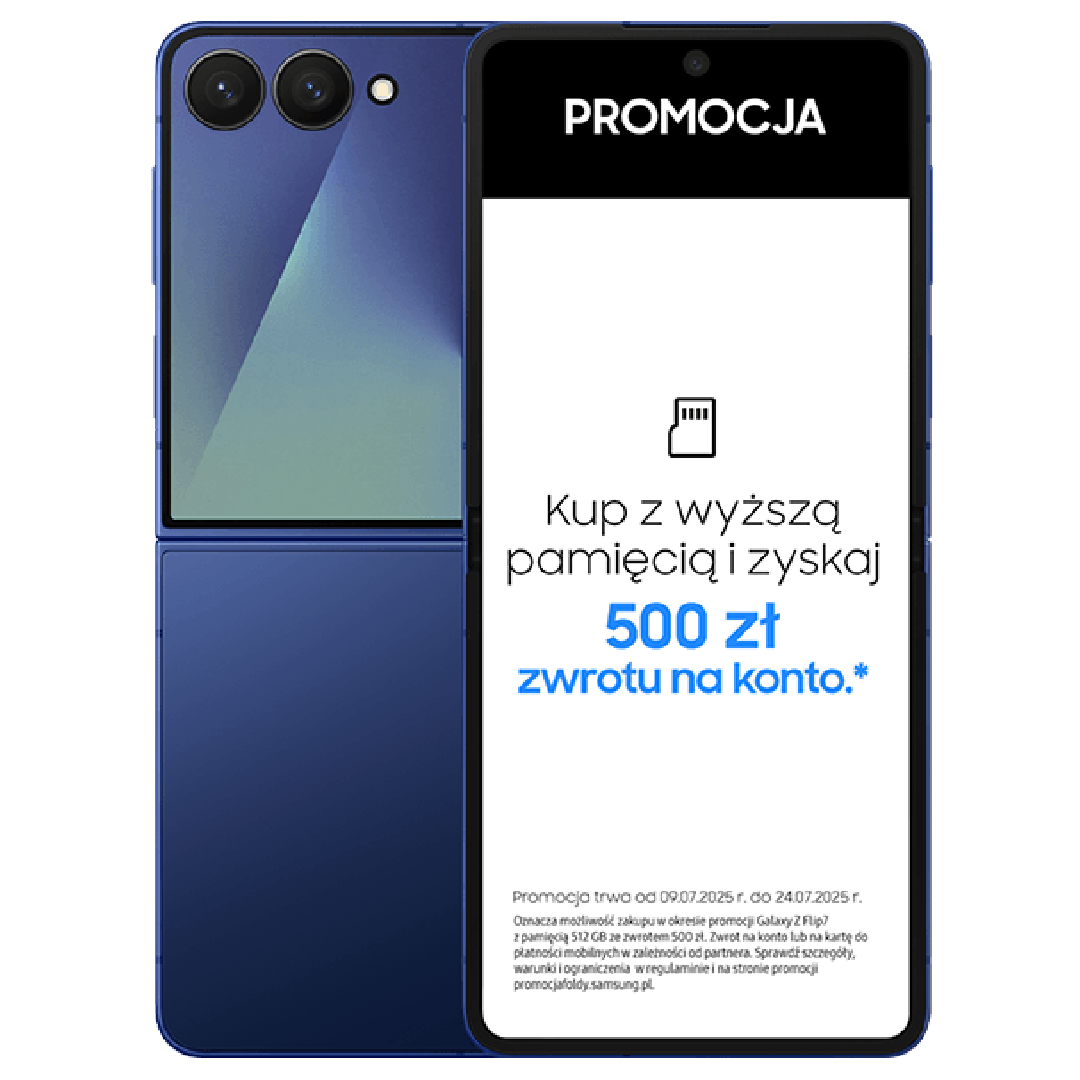 Samsung Galaxy Z Flip7 5G 256 GB (z abonamentem w ofercie ratalnej na 24 miesiące)
